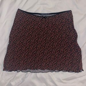 Brandy Melville Floral Skirt